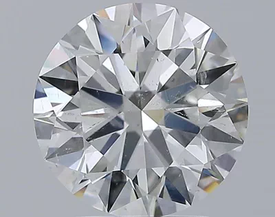 3.01ct F SI2 Rare Carat Ideal Cut Round Diamond
