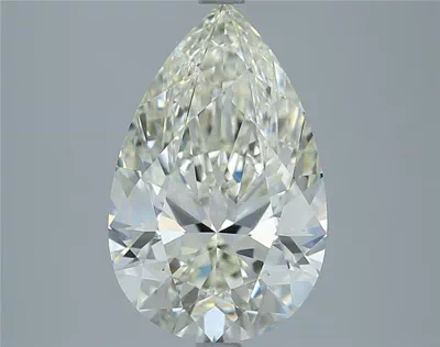 4.21ct I IF Rare Carat Ideal Cut Pear Diamond
