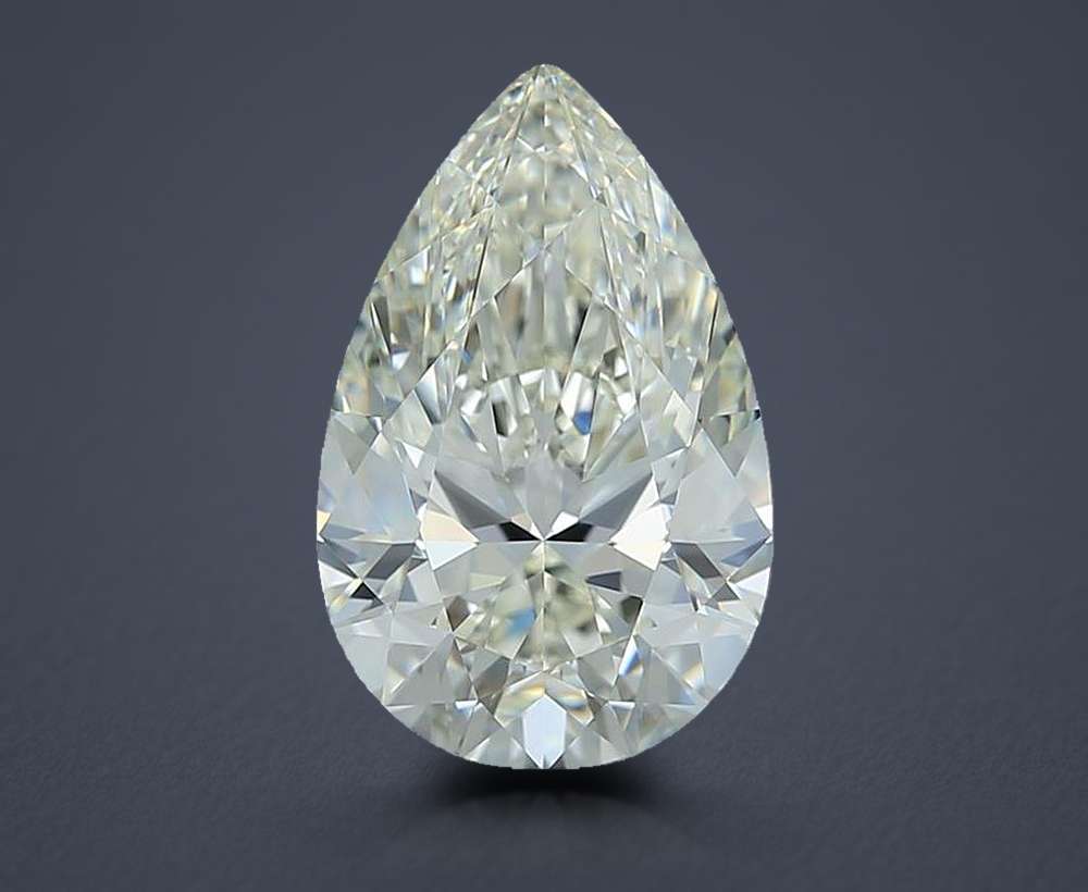 4.21ct I IF Rare Carat Ideal Cut Pear Diamond
