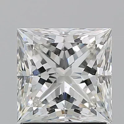 1.72ct J SI1 Rare Carat Ideal Cut Princess Diamond