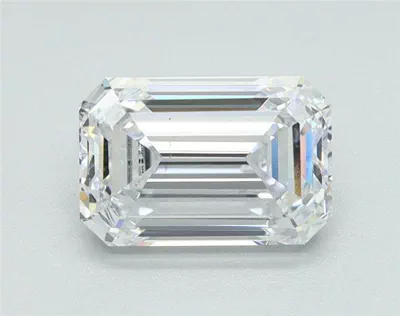 1.52ct D SI1 Rare Carat Ideal Cut Emerald Lab Grown Diamond