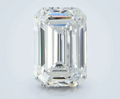 1.52ct D SI1 Rare Carat Ideal Cut Emerald Lab Grown Diamond