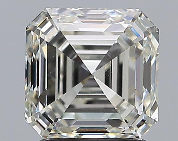 2.03ct J VS2 Rare Carat Ideal Cut Asscher Diamond