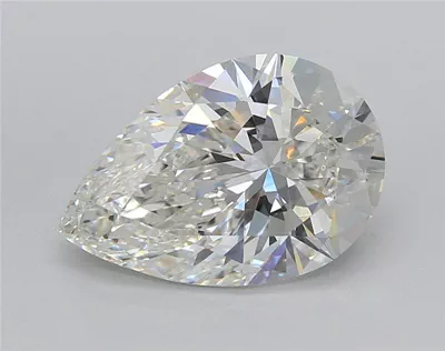 3.51ct F VVS2 Rare Carat Ideal Cut Pear Lab Grown Diamond