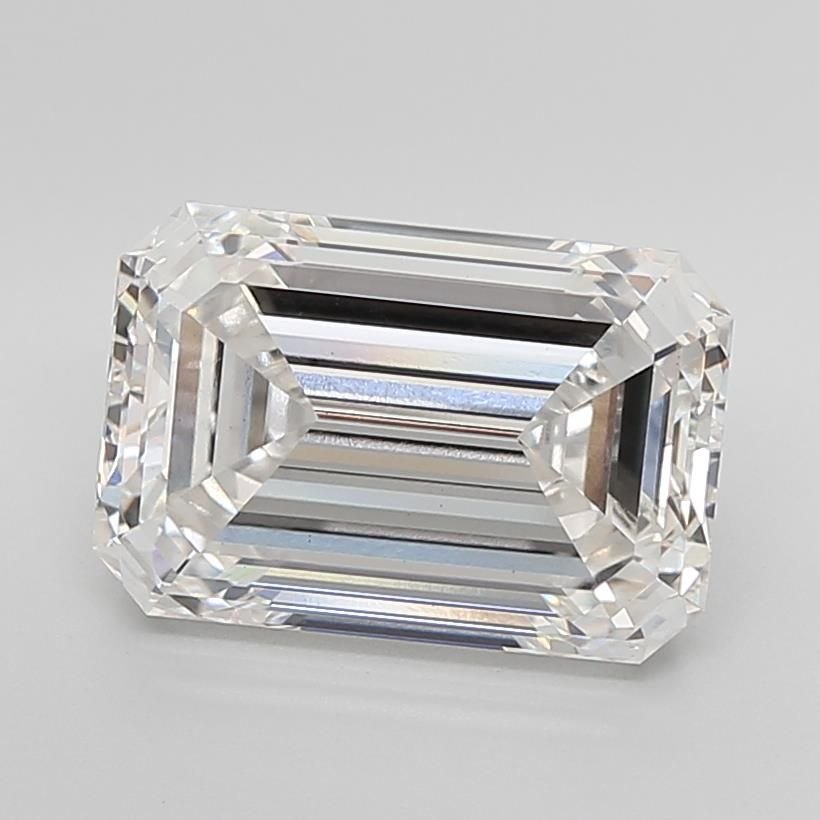 7.57ct G VS1 Rare Carat Ideal Cut Emerald Lab Grown Diamond