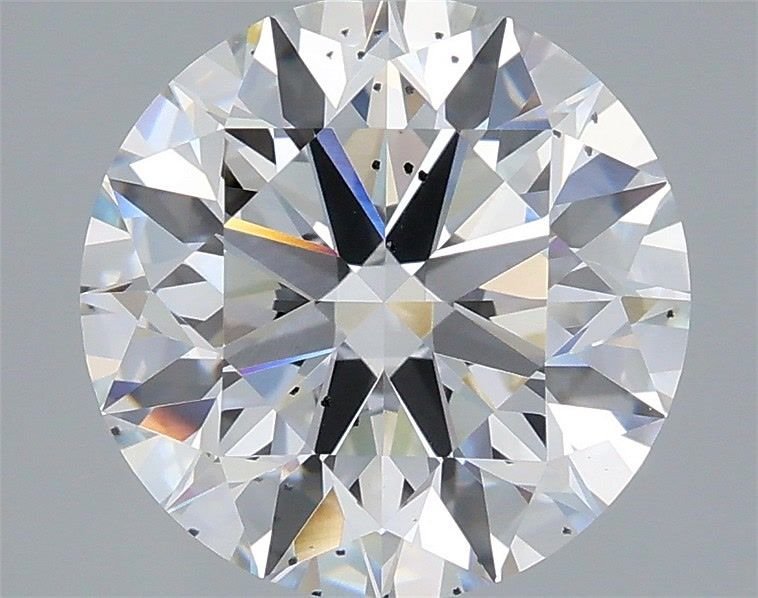 3.52ct F SI1 Ideal Cut Round Lab Grown Diamond