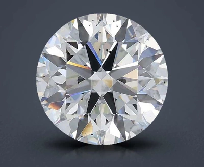 3.52ct F SI1 Ideal Cut Round Lab Grown Diamond