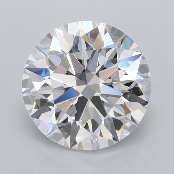 1.58ct D FL Rare Carat Ideal Cut Round Lab Grown Diamond