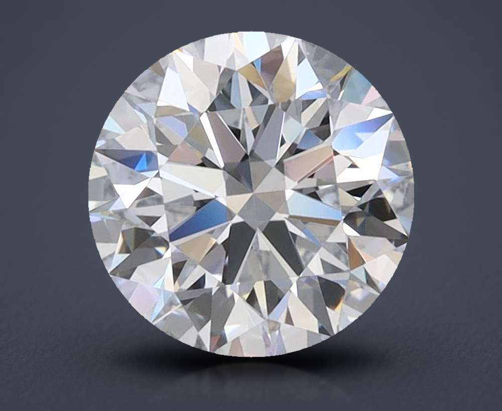 1.58ct D FL Rare Carat Ideal Cut Round Lab Grown Diamond
