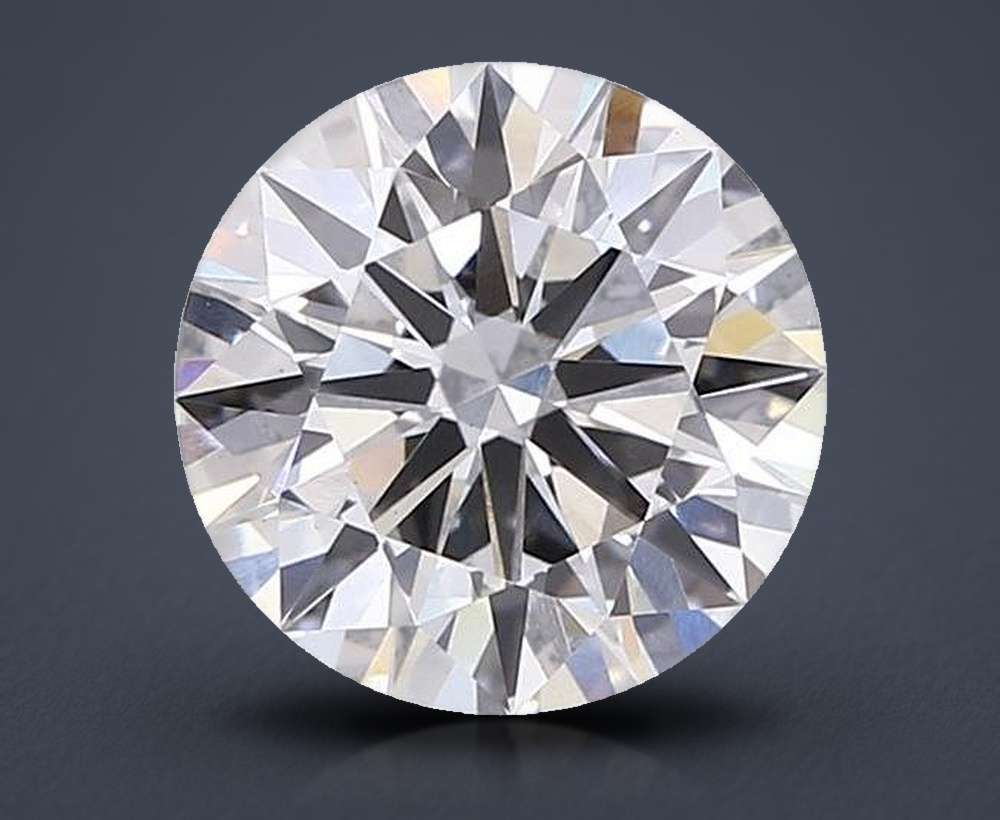2.56ct H VVS2 Excellent Cut Round Lab Grown Diamond