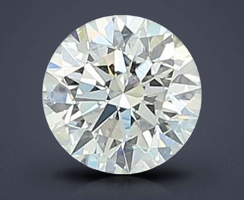 0.54ct H VVS2 Rare Carat Ideal Cut Round Diamond