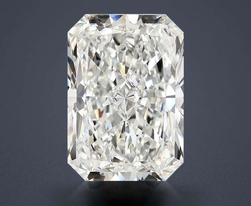 11.08ct F VVS2 Rare Carat Ideal Cut Radiant Lab Grown Diamond