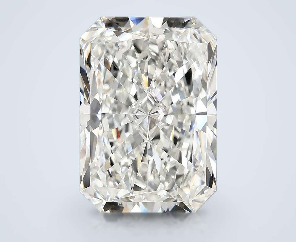 11.08ct F VVS2 Rare Carat Ideal Cut Radiant Lab Grown Diamond