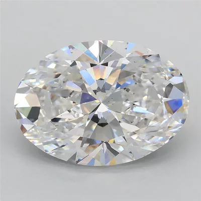 3.55ct D VS2 Rare Carat Ideal Cut Oval Lab Grown Diamond