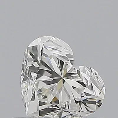 0.63ct I VVS2 Rare Carat Ideal Cut Heart Diamond