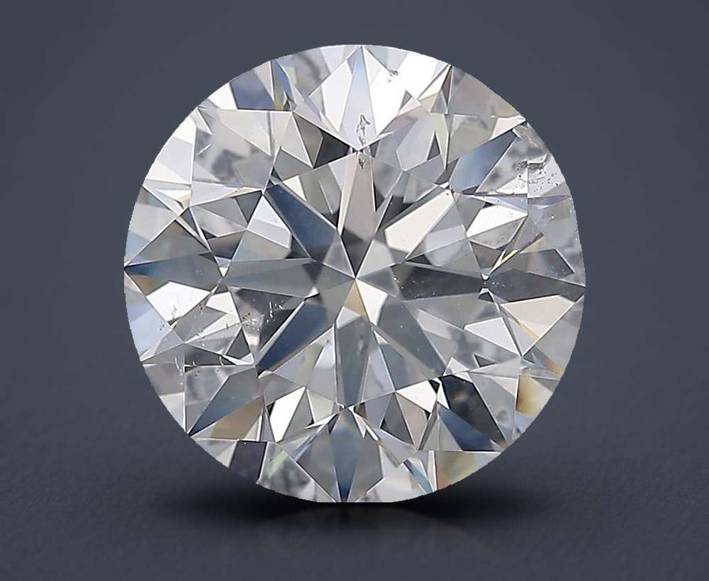 4.55ct D SI2 Rare Carat Ideal Cut Round Diamond