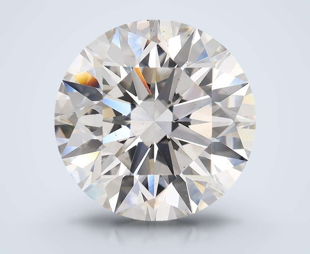 7.09ct G VS2 Rare Carat Ideal Cut Round Lab Grown Diamond