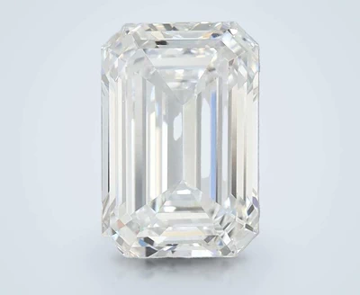 2.77ct F VS2 Rare Carat Ideal Cut Emerald Lab Grown Diamond