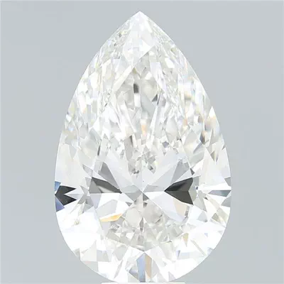 11.02ct G VS1 Rare Carat Ideal Cut Pear Lab Grown Diamond