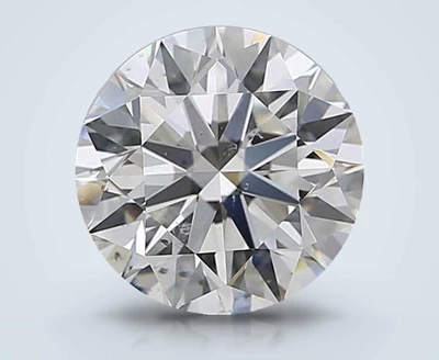 3.50ct H SI2 Rare Carat Ideal Cut Round Diamond