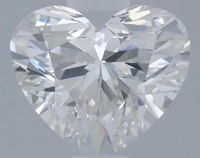 0.55ct H SI1 Rare Carat Ideal Cut Heart Diamond