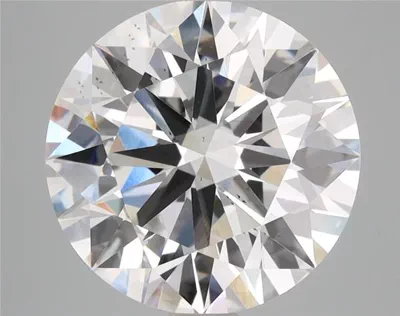 5.00ct F SI1 Rare Carat Ideal Cut Round Lab Grown Diamond