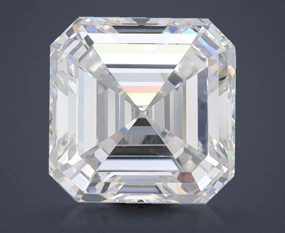 1.60ct D VVS2 Very Good Cut Asscher Lab Grown Diamond