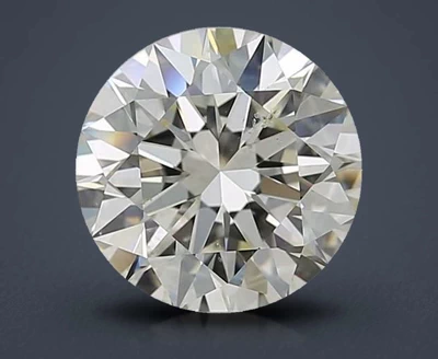 3.70ct K SI2 Rare Carat Ideal Cut Round Diamond