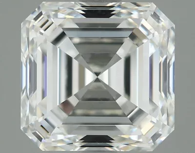 1.71ct K VS1 Rare Carat Ideal Cut Asscher Diamond