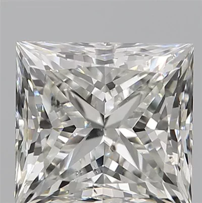 1.34ct J SI2 Good Cut Princess Diamond