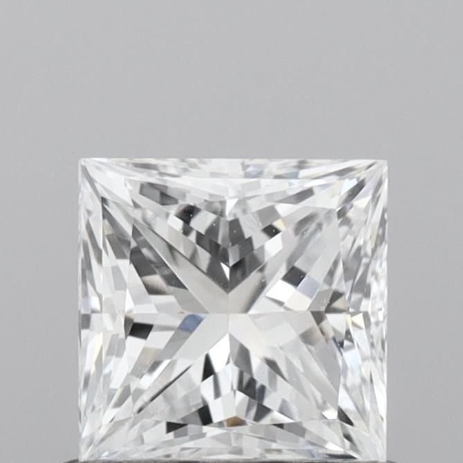 0.73ct D VVS2 Rare Carat Ideal Cut Princess Lab Grown Diamond