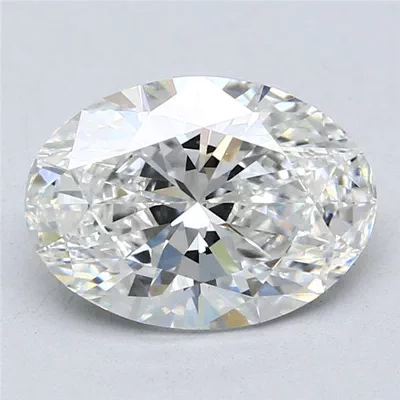 3.04ct F VVS2 Rare Carat Ideal Cut Oval Lab Grown Diamond