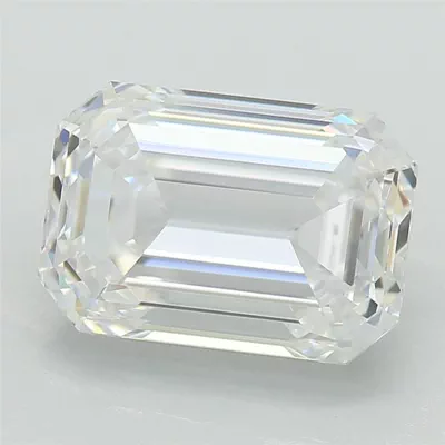 2.08ct D VS1 Excellent Cut Emerald Lab Grown Diamond