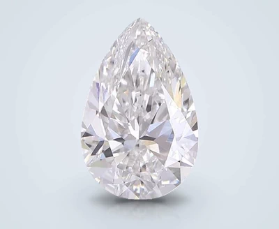3.09ct F VVS2 Rare Carat Ideal Cut Pear Lab Grown Diamond