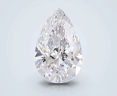 2.12ct D VVS2 Rare Carat Ideal Cut Pear Lab Grown Diamond