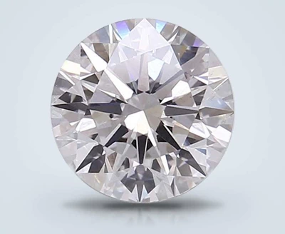 2.10ct F VS2 Rare Carat Ideal Cut Round Lab Grown Diamond