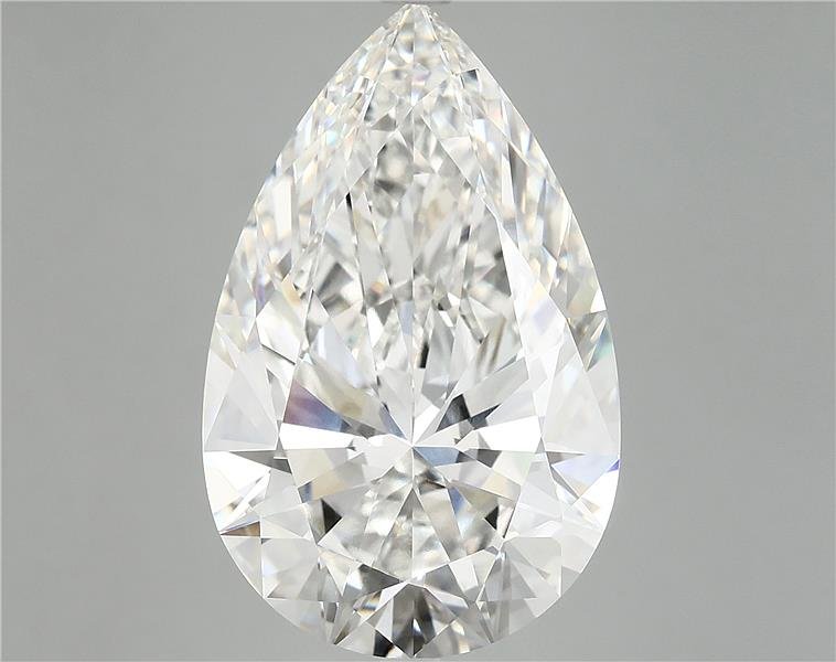 10.48ct F VVS2 Rare Carat Ideal Cut Pear Lab Grown Diamond