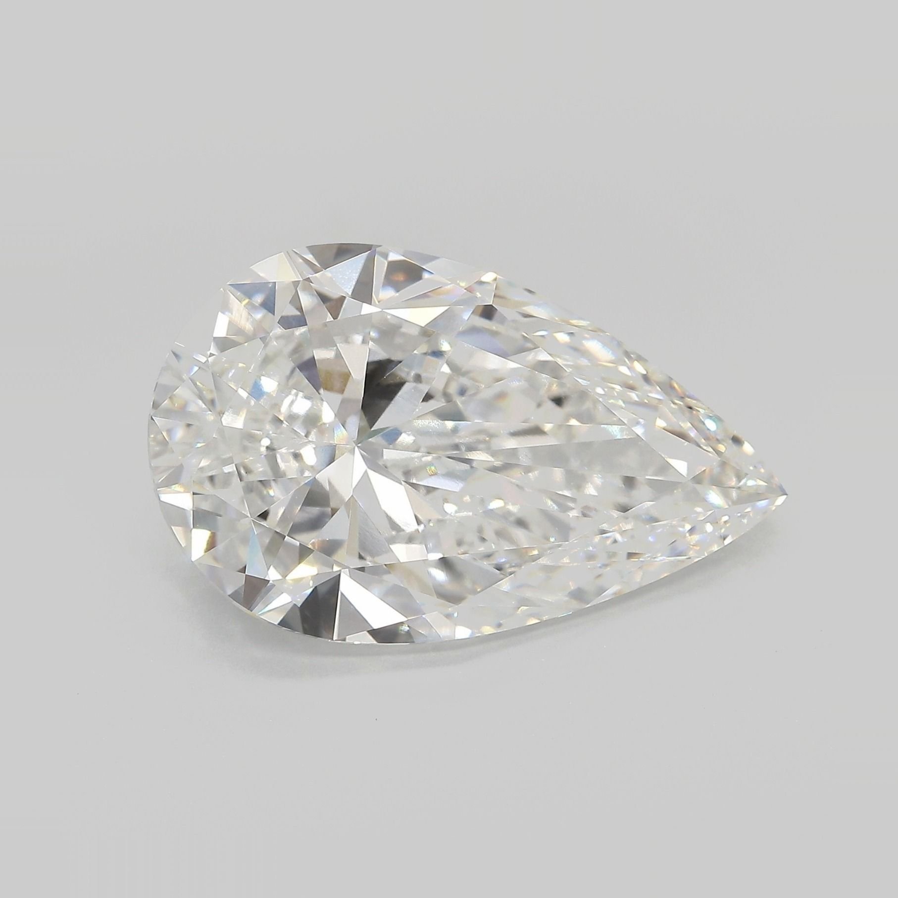 13.03ct F VS1 Rare Carat Ideal Cut Pear Lab Grown Diamond