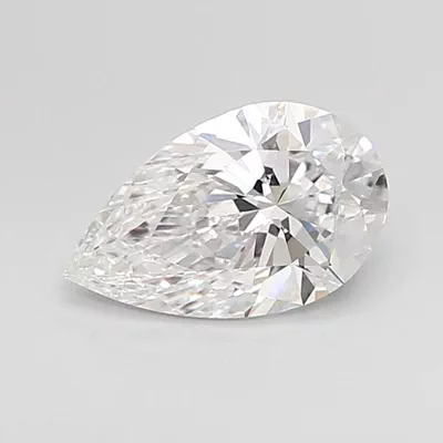 1.08ct D VVS1 Rare Carat Ideal Cut Pear Lab Grown Diamond