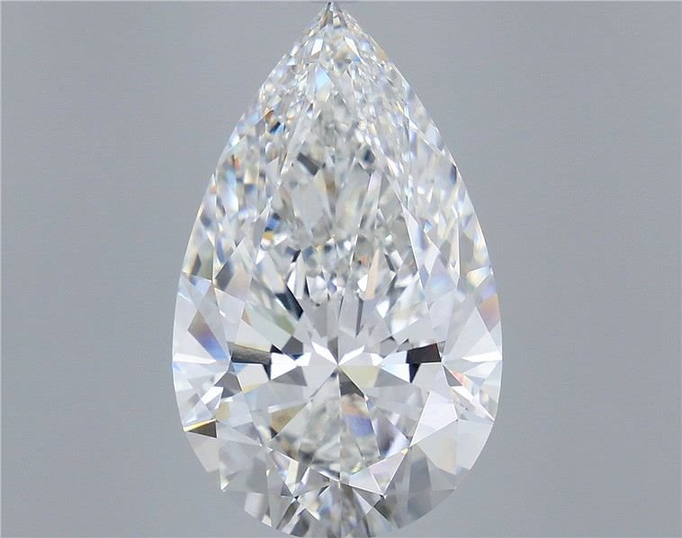 12.57ct F VVS2 Rare Carat Ideal Cut Pear Lab Grown Diamond