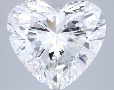 5.09ct F VVS2 Rare Carat Ideal Cut Heart Lab Grown Diamond