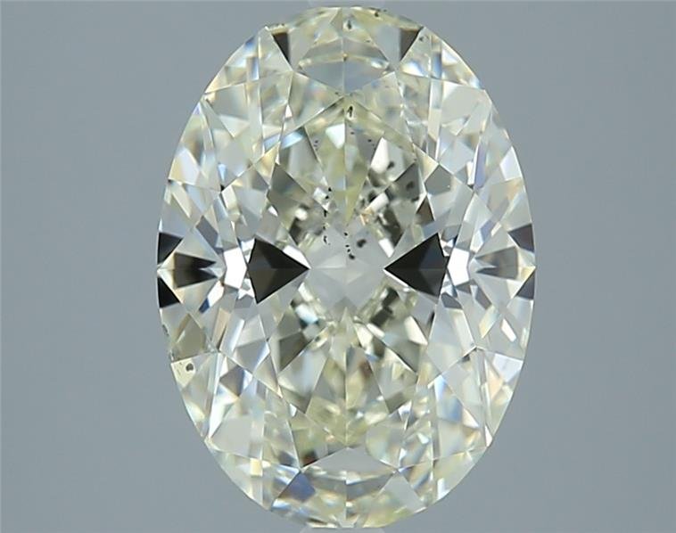 3.54ct K SI1 Rare Carat Ideal Cut Oval Diamond