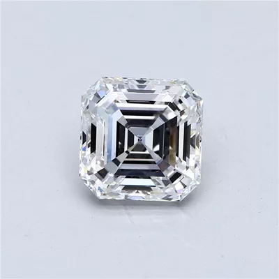 4.02ct D VS2 Rare Carat Ideal Cut Asscher Diamond
