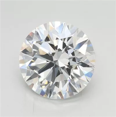 3.09ct E VVS2 Rare Carat Ideal Cut Round Lab Grown Diamond