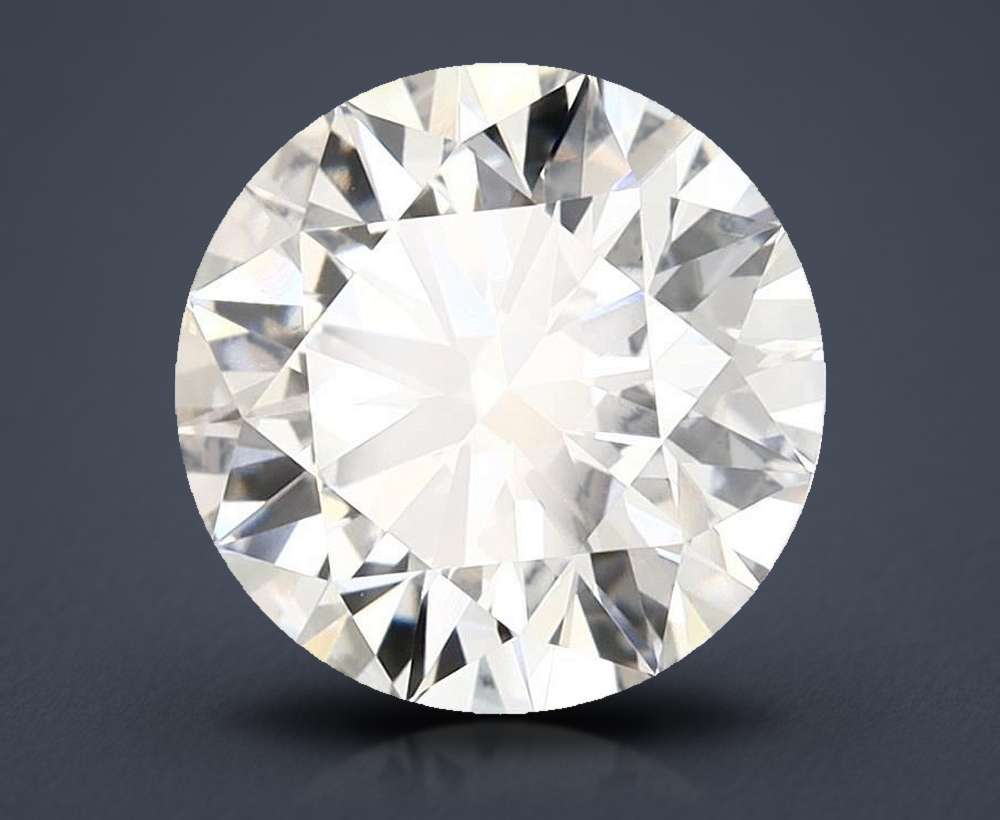 4.04ct F SI1 Rare Carat Ideal Cut Round Lab Grown Diamond