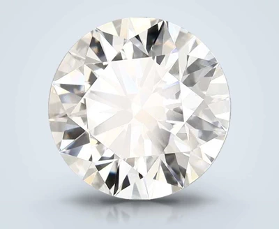 4.04ct F SI1 Rare Carat Ideal Cut Round Lab Grown Diamond
