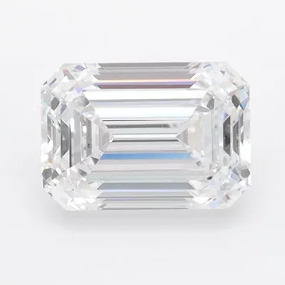 1.52ct D VVS1 Rare Carat Ideal Cut Emerald Lab Grown Diamond