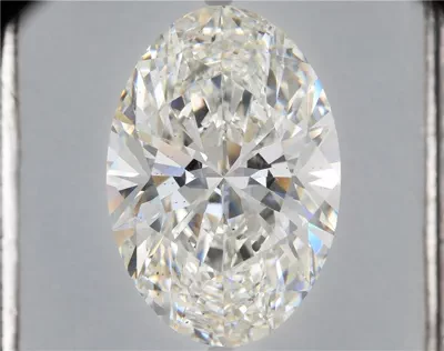 34.52ct H VS2 Rare Carat Ideal Cut Oval Lab Grown Diamond