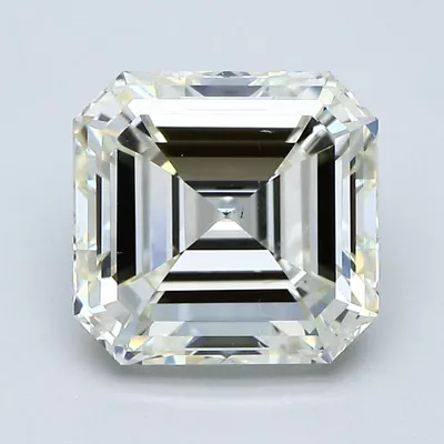 2.62ct K SI2 Very Good Cut Asscher Diamond