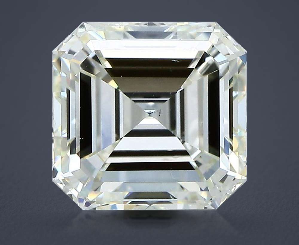 2.62ct K SI2 Very Good Cut Asscher Diamond